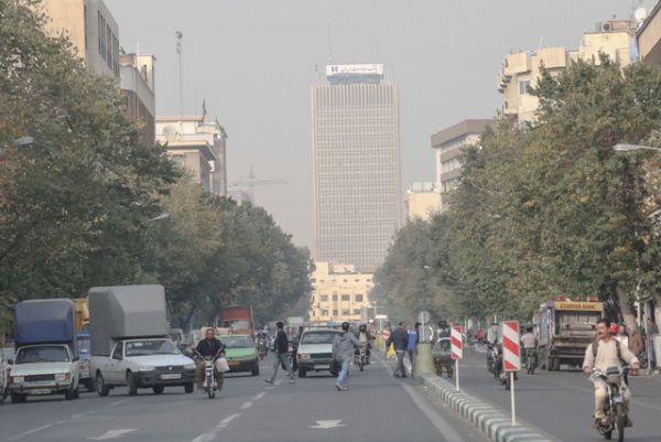 افزایش غلظت ازن در هوای تهران