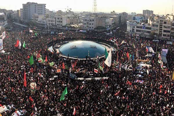 این بزرگترین مراسم تشییع بعد از رحلت امام خمینی است